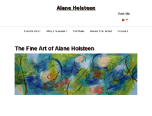Tablet Screenshot of alaneholsteen.com
